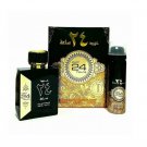 Oud 24 Hours By Ard Al Zaafaran Perfume with deodorant EDP 3.4 Oz New Sealed
