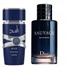 Lattafa Asad Zanzibar edp 100ml For Men Perfume With free Sauvage EDP 100ml 100ML Men Perfume
