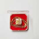 Gold-Plated Shree Pendant with Stylish Chain – A Personalized Statement Piece