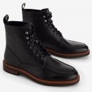 Express' Black Genuine Leather Hiker Boot New Size 9.5