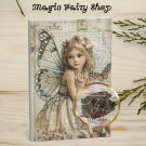 2D Vintage Fairy Art Printable – Butterfly Girl Digital Download 3:4 Ratio | Instant Download