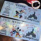 A COLLECTIBLE Magical stars Valentine HOLOGRAPHIC Surprise Ticket – Custom for Couples/ Families