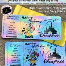 A COLLECTIBLE 2025 FANCY Physical HOLOGRAPHIC Surprise Ticket for kids - Reveal Magic BIRTHDAY GIFT