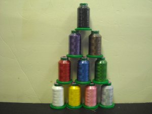 Isacord polyester embroidery thread 10 -1000M spools Basic Colors