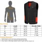 Heat Jacket Vest 3 Heating Gear Adjustable USB Heated Vest Warm Heat Coat Vest w/ 5 Heating Zones