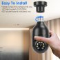 E27 WiFi Bulb Camera 1080P FHD Security Surveillance Camera with Two-Way Audio APP Control