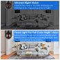 E27 WiFi Bulb Camera 1080P FHD Security Surveillance Camera with Two-Way Audio APP Control