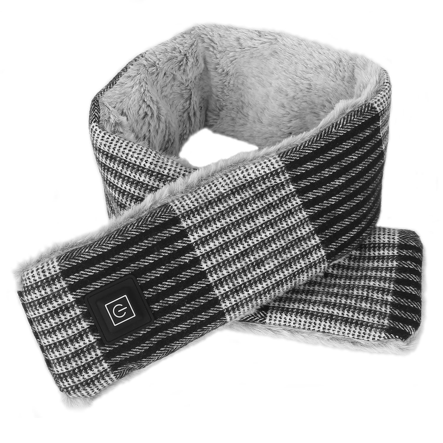 Electric Heated Scarf USB Heating Neck Wrap Soft Warm Scarves w/ 3 Heating Modes