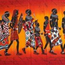 Masai group wall hanging batik