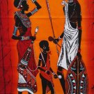 Maasai family wall hanging batik