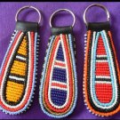3pcs Maasai beaded keyrings