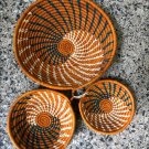 3 pcs Wall hanging baskets