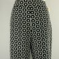NWT NEW TALBOTS $118 BLACK EYELET SILK CROPPED PANTS 10