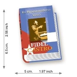 The Living Thought Of Fidel Castro - Luxury - Mini Book