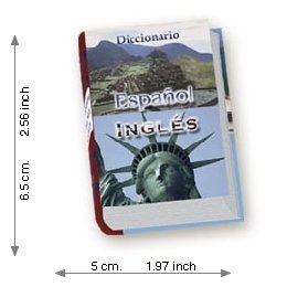 Spanish - English Dictionary - Luxury - Mini Book