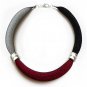 Handmade White, Red, Black elegant necklace