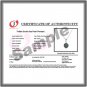 White 10.5mm Genuine Freshwater Cultured Pearl Pendant W/ 18" 14K Solid Gold Chain comes with COA