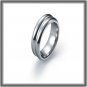 His/Her Matching Dual dome Tungsten Carbide Wedding Band Polished Finish Comfort Fit - Size 6 to 12