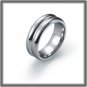 His/Her Matching Dual dome Tungsten Carbide Wedding Band Polished Finish Comfort Fit - Size 6 to 12