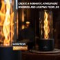 Tornado Tabletop Fire Pit |60-90 Mins Burn|, Tabletop Fireplace Indoor & Outdoor Gift for Birth