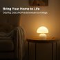 Mushroom Lamp Small Lamp, Table Bedside Nightstand Lamp for Bedroom, Cute Mini Modern Lamp Dimm