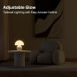 Mushroom Lamp Small Lamp, Table Bedside Nightstand Lamp for Bedroom, Cute Mini Modern Lamp Dimm