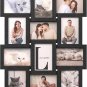 SONGMICS Collage Picture Frames, 4x6 for Wall Decor Set of 12, Multi Family Photo for Gallery D