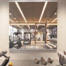 Home Gym Mirror, 48X24 Inch(Each)-2Pcs, Frameless Large Full Body Mirror Yoga Mirror, Tempered