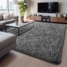 5x8 Rugs for Living Room,Grey Fluffy Carpet Large Fuzzy Plush Shag Comfy Soft,
