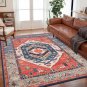 Washable Rug 5x7 Boho Area Rugs, Washable Large Rugs for Living Room, Ultra Soft Non-Sl