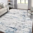 Area Rug Living Room Rugs: 8x10 Large Soft Indoor Carpet Modern Abstract Rug with Non Slip Rubb