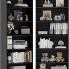 Bookshelves and Bookcases Set of 2 Floor Standing 6 Tiers Display Storage Shelves 70 in