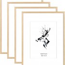 16x20 Picture Frame Matted to 11x14 Set of 4, Solid Oak Wood Poster Frame16 x 20 inches,