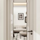 Full Length Mirror 14'' x 48'' Aluminum Alloy Over The Door Mirror Large Hanging Mir