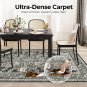 WITSHOCK Boho Area Rugs Machine Washable for Living Room Bedroom, Large 5x7 Vintage Non-Slip St