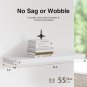 Colima Floating Shelves for Wall White Wood Wall Shelf for Bedroom, 36 Inch Wall Mounted Floati
