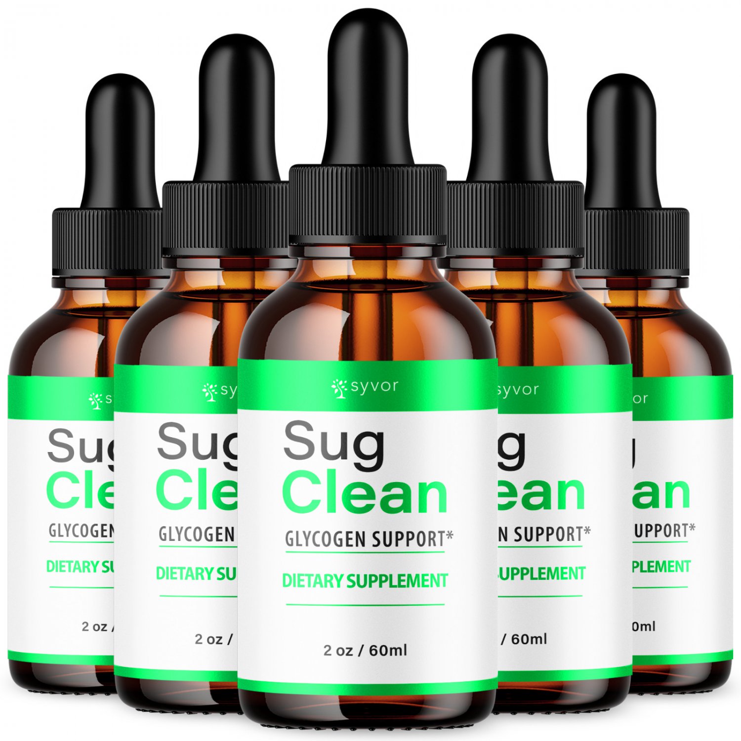 5 Pack Sug Clean Blood Support Formula Drops Advanced Vitamin Supplement 2ML