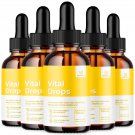 5 Pack Vital Drops Maximum Strength Keto Formula Weight Management Supplement 60ML