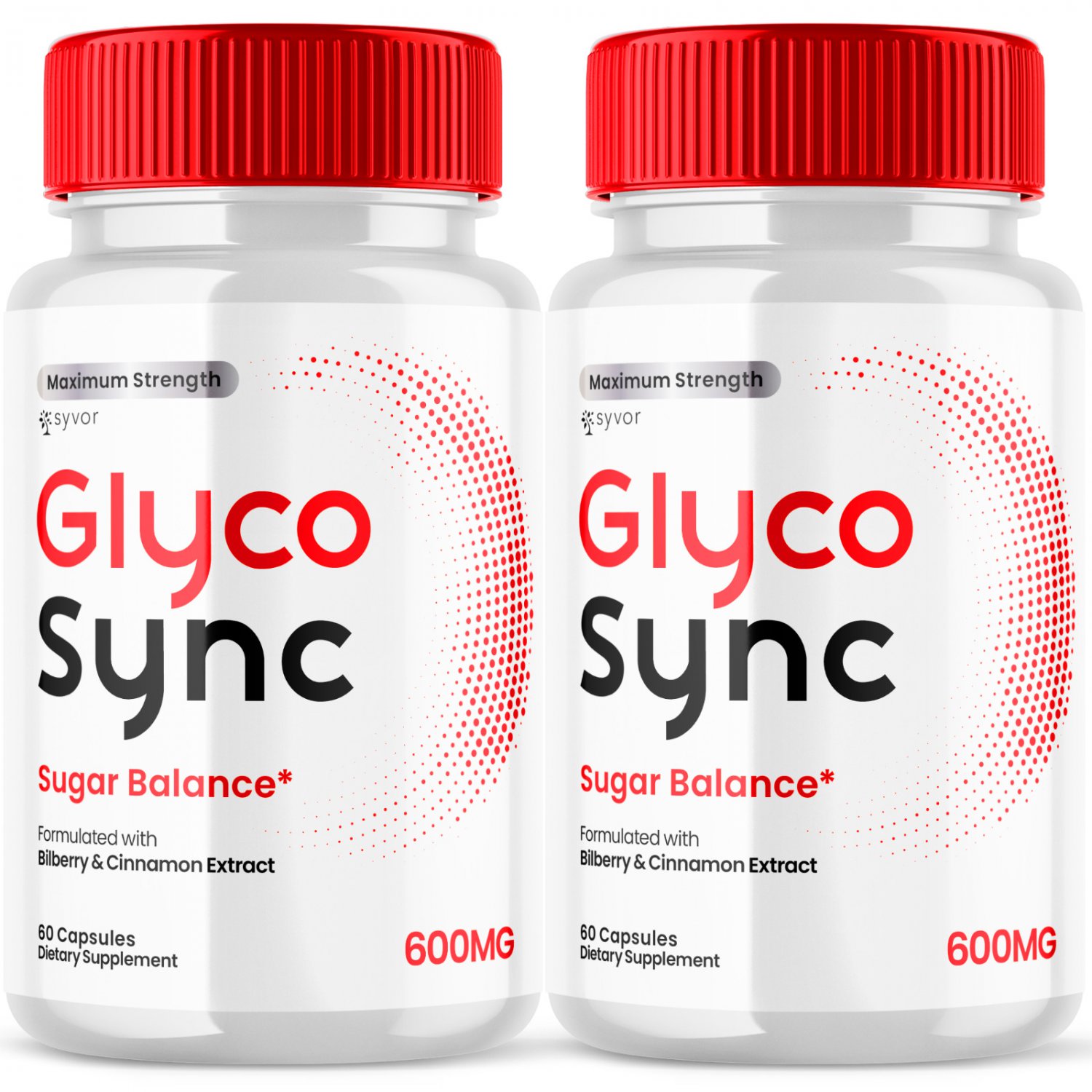 2 Pack Glyco Sync Advanced Blood Balance Support Natural Glyco Supplement
