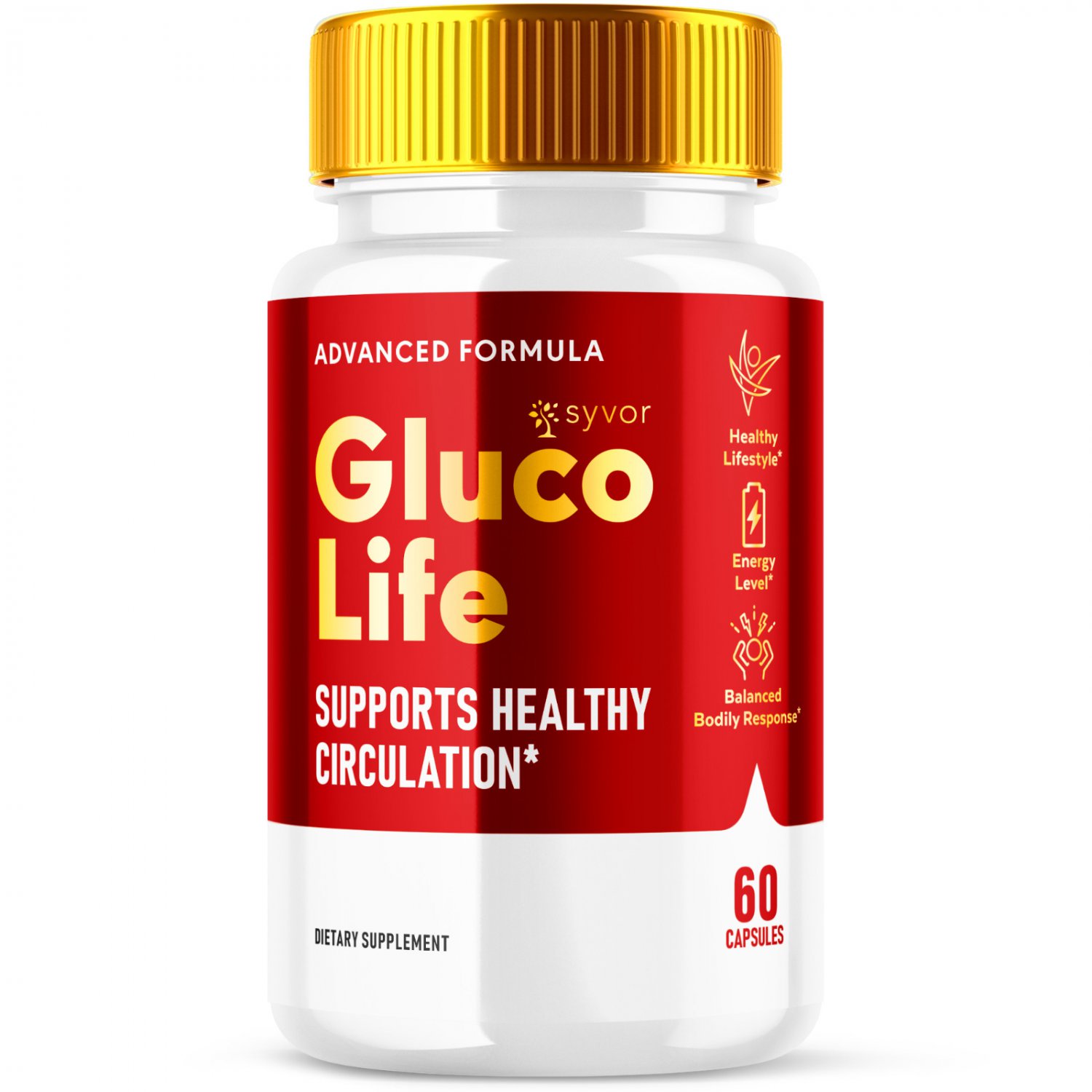 1 Pack Gluco Life Advanced Formula Sugar Support Natural Glyco Supplement