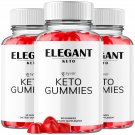 3 Pack Elegant Keto Apple Cider Vinegar Gummies Max ACV Strength Supplement 180 Gummies