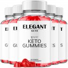 5 Pack Elegant Keto Apple Cider Vinegar Gummies Max ACV Strength Supplement 300 Gummies