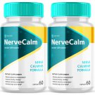 2 Pack NerveCalm Advanced Nerve Support Formula Maximum Strength Vitamin 120 Capsules