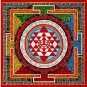 Shree Yantra Mandala Thangka â The Sacred Geometry of Abundance and Divine Power-B10681