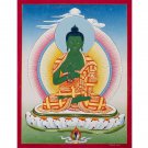 Wisdom Amogasiddhi Thangka | Symbol of Overcoming Obstacles | Hand-Made Thangka-A93874
