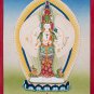 Hand-Made Avalokiteshvara Thangka &acirc;�� The Bodhisattva of Compassion | Original Art-B02823