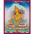 Radiant Illumination: Yellow Tara Thangka Painting - Awaken Divine Enlightenment-B02473