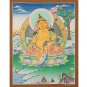 Original Zambala thangka Painting : Guardian of Abundance | Hand-Made Art-B00965