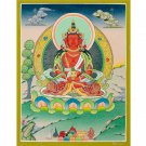 Amitayus Thangka – The Buddha of Infinite Life and Longevity | Wall-Decor Art-B09094