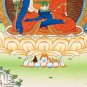 Buddhist Medicine Buddha Thangka Painting | Hand-Made Thangka | Wall-Decor Art-B09076
